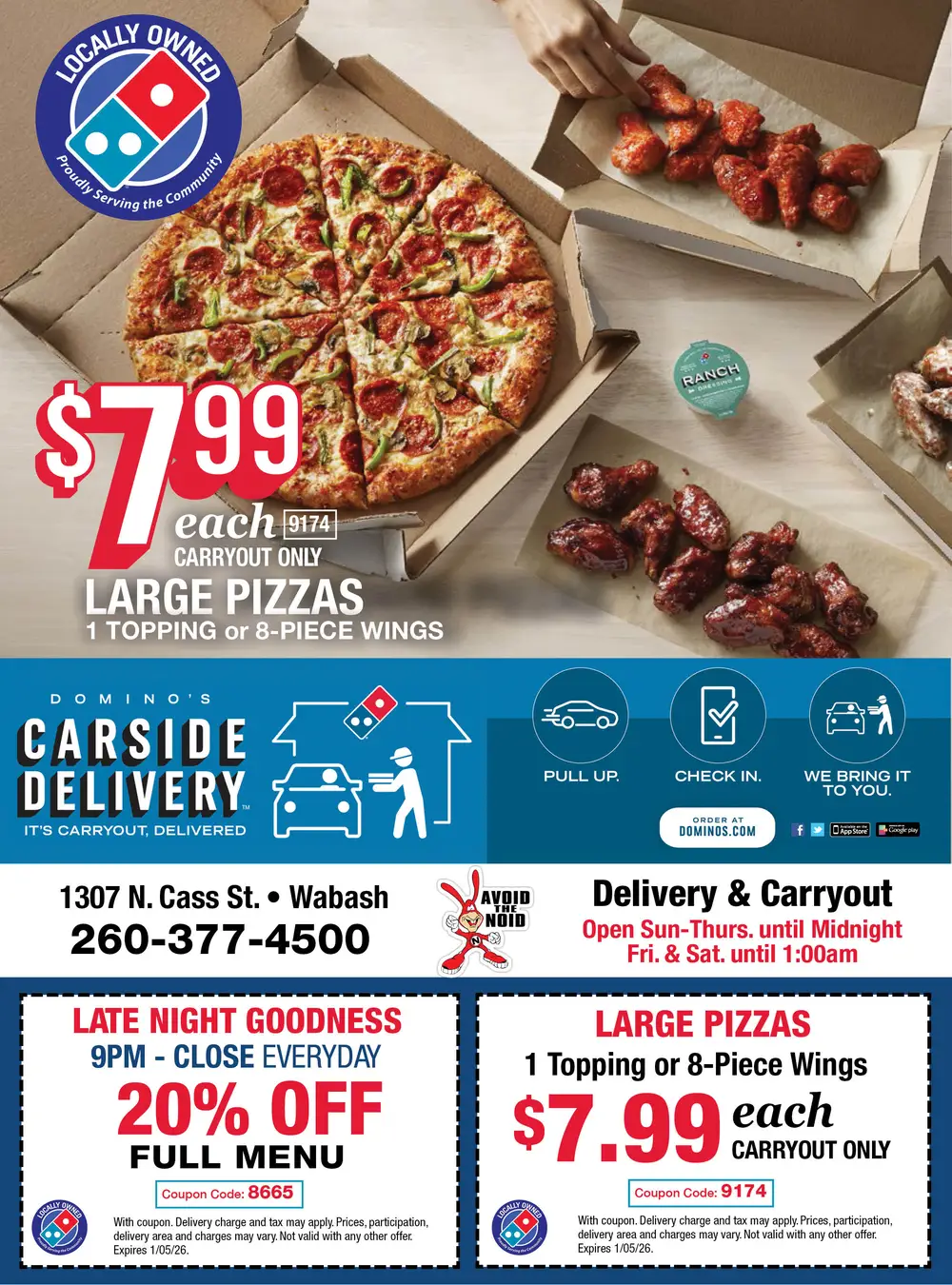 Domino's Pizza - Wabash, IN