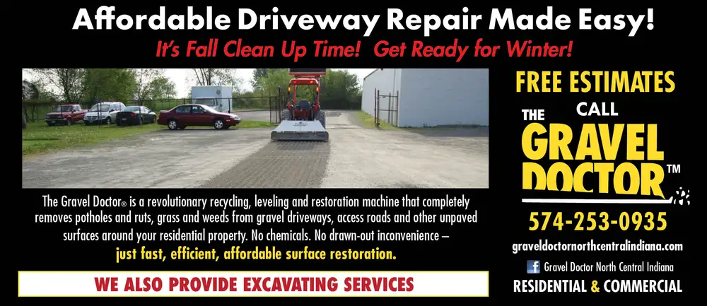 Gravel Doctor Services in Muncie and Kokomo, Indiana