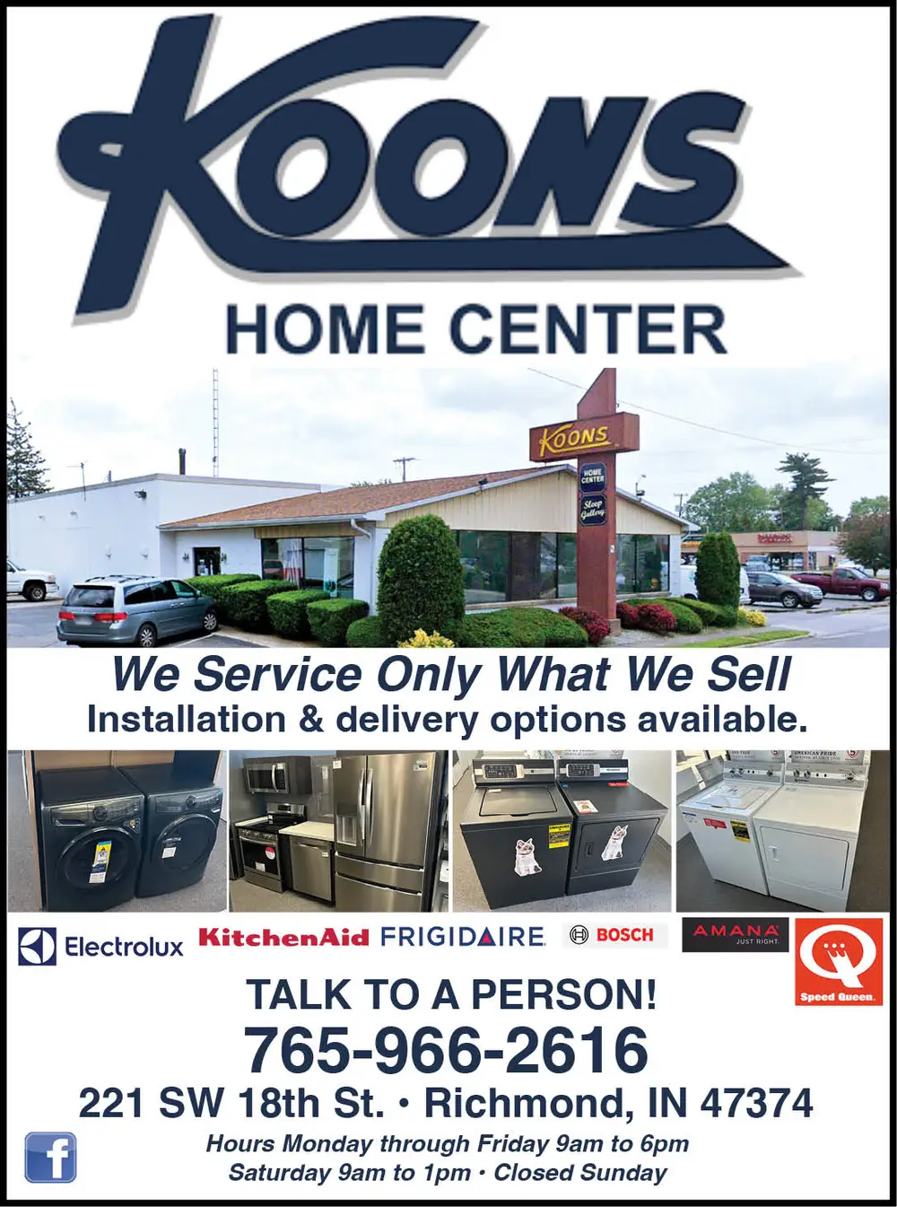 Koons Home Center in Richmond, IN