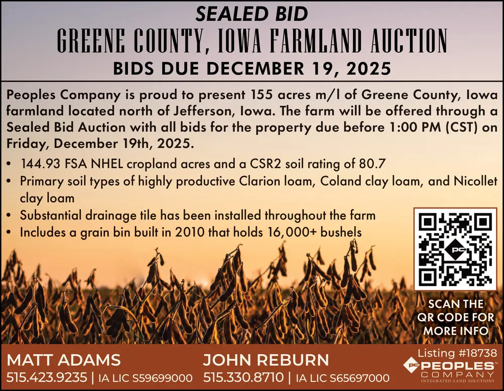 Farmland Auction - Crawford County, IA