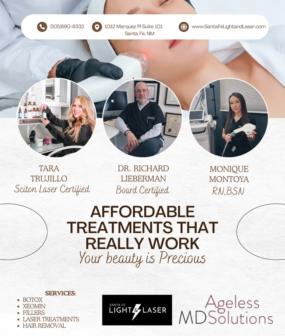 Laser & Cosmetic Treatments in Santa Fe, New Mexico