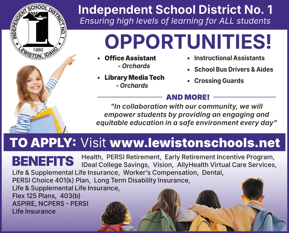 Job Openings at Lewiston Independent School District in Lewiston, ID