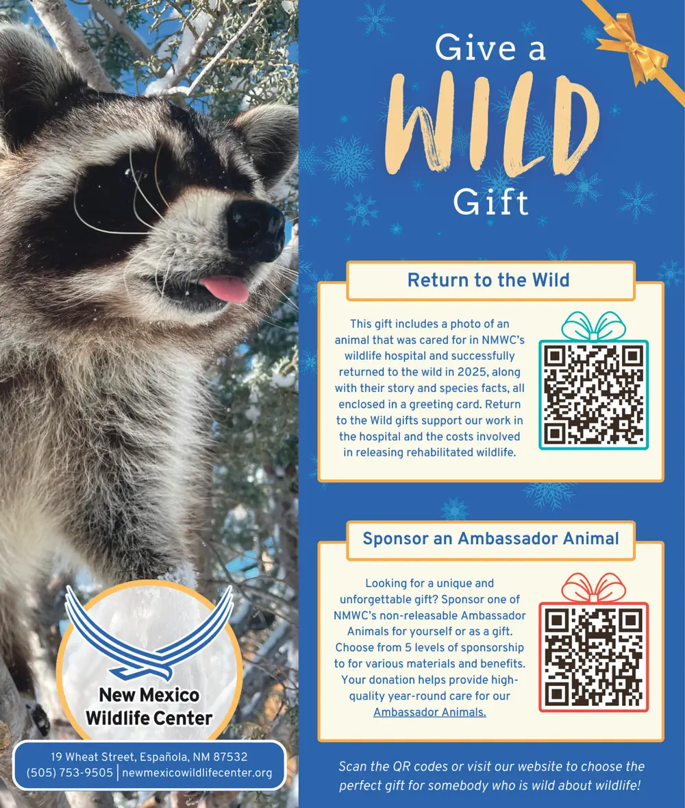 Wildlife Rehabilitation and Animal Sponsorship in Española, NM