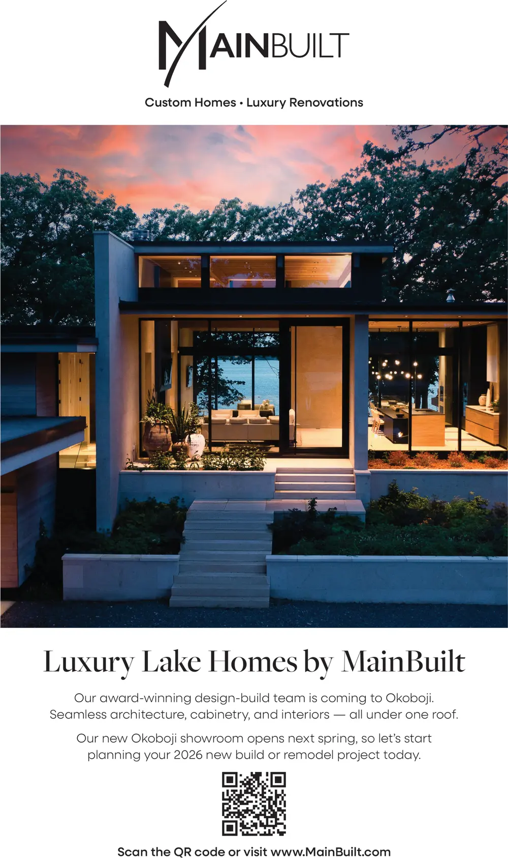 Luxury Custom Homes & Renovations in Okoboji, Iowa