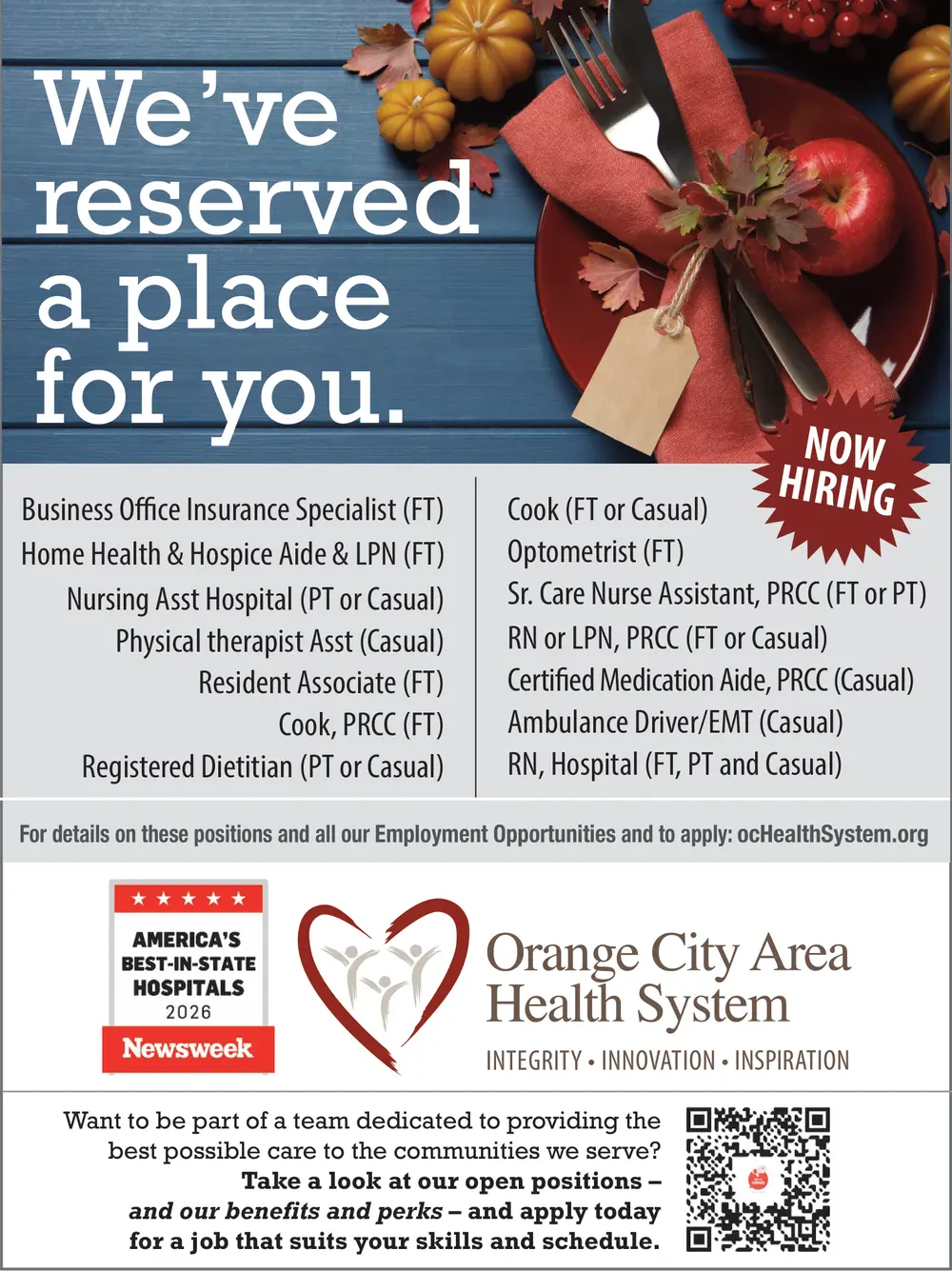 Orange City Area Health System in Orange City, IA