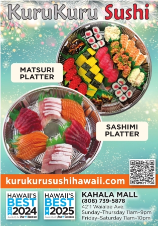 Fresh Sushi & Sashimi Platters in Honolulu, HI