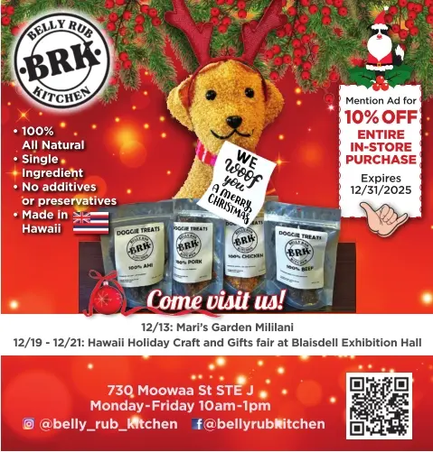 All Natural Dog Treats in Oahu, HI – Belly Rub Kitchen