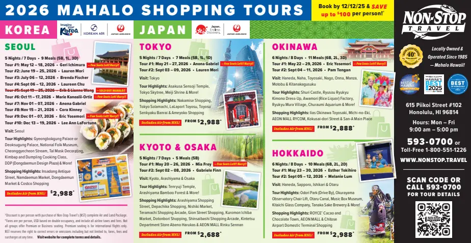 Award-Winning Travel Agency in Honolulu, HI