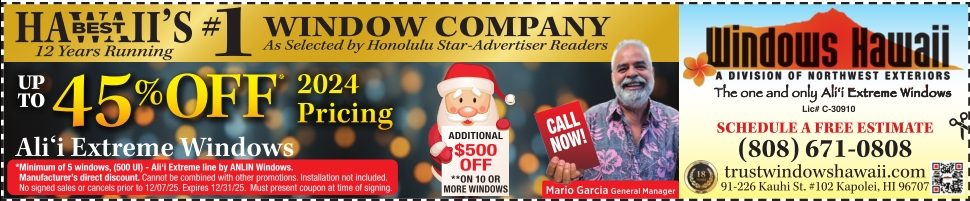 Ali‘i Extreme Windows in Kapolei, HI – Hawaii’s Best Window Company