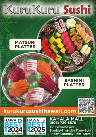 Fresh Sushi & Sashimi Platters in Honolulu, HI