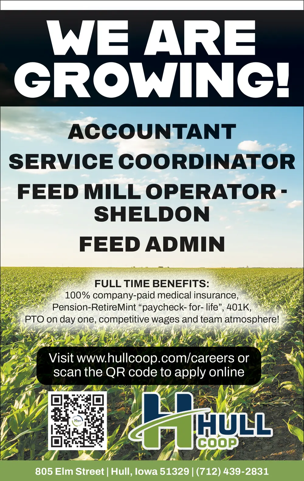 Join Our Team at Hull Coop - Careers in Hull, Iowa