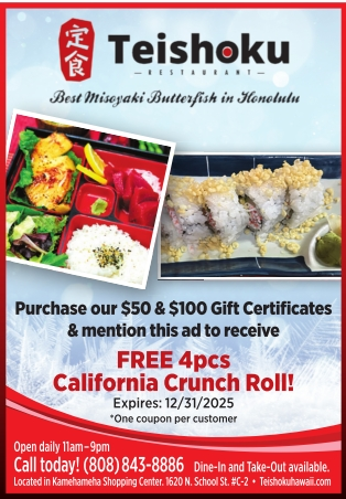 Authentic Japanese Restaurant in Honolulu, HI