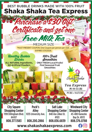 Healthy Bubble Tea and Smoothies in Oahu, HI