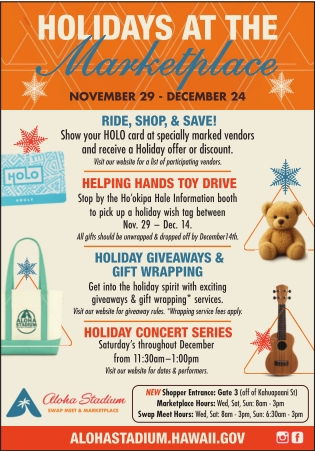 Holidays at the Marketplace  – Holiday Shopping in Oahu, HI