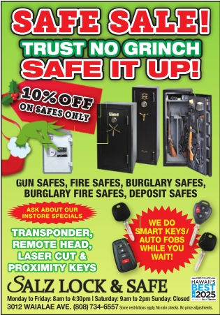 Safes and Locksmith Sales & Service in Honolulu, HI