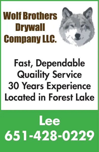 Wolf Brothers Drywall Company LLC. - Forest Lake, Minnesota