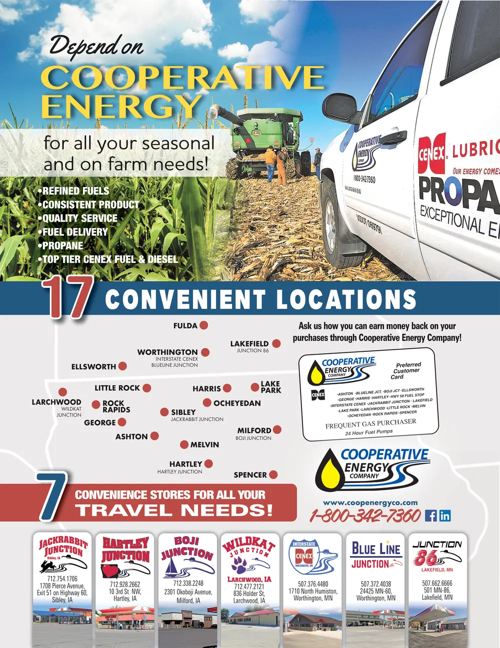 Cooperative Energy Company in Sibley, IA