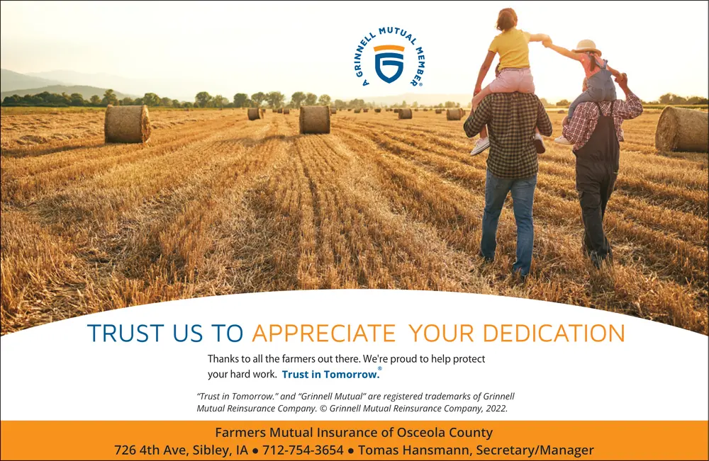 Farmers Mutual Insurance of Osceola County – Sibley, IA
