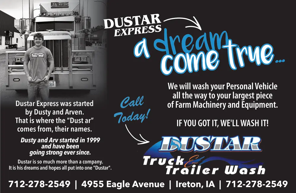 Dustar Express Truck & Trailer Wash – Ireton, IA