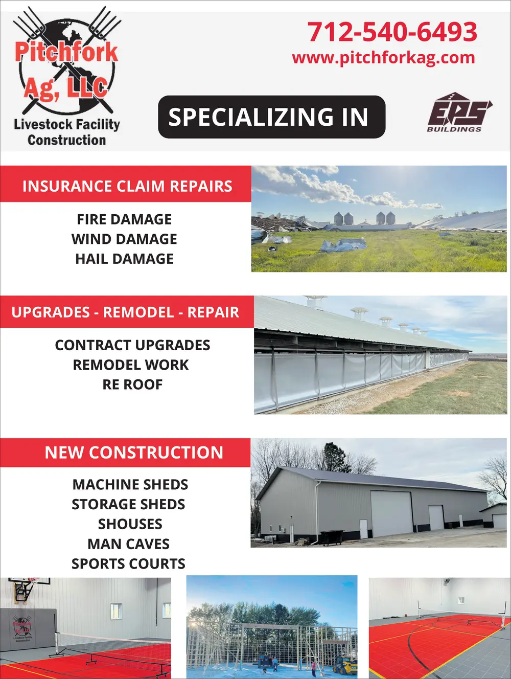 Livestock Facility Construction & Repairs in Iowa