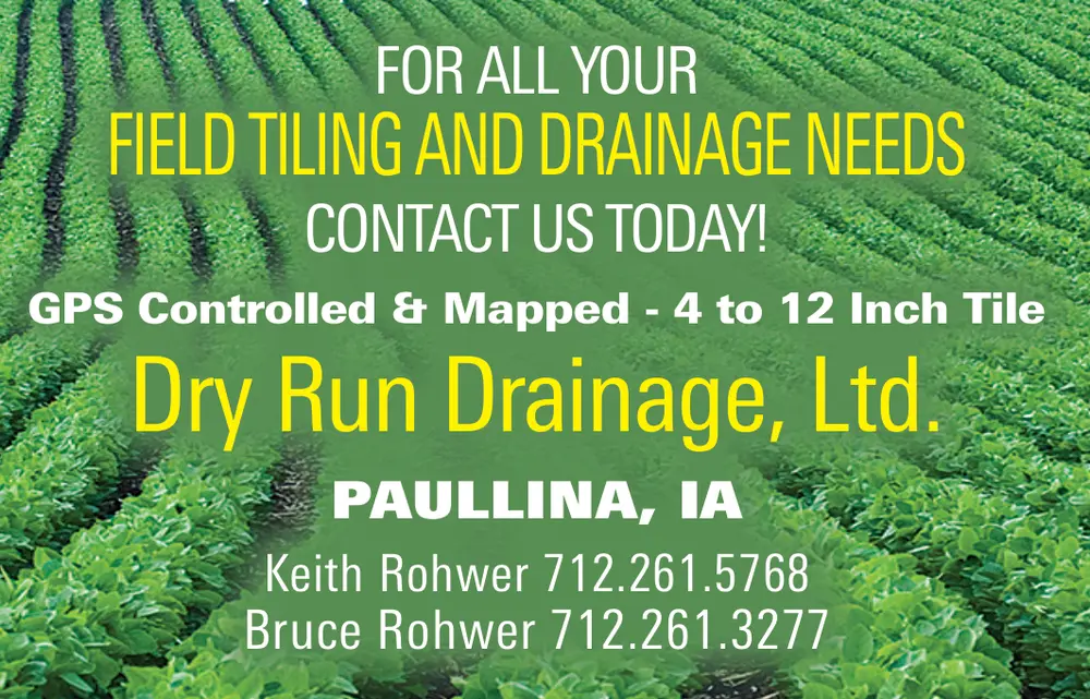 Tiling and Drainage Services - Paullina, IA