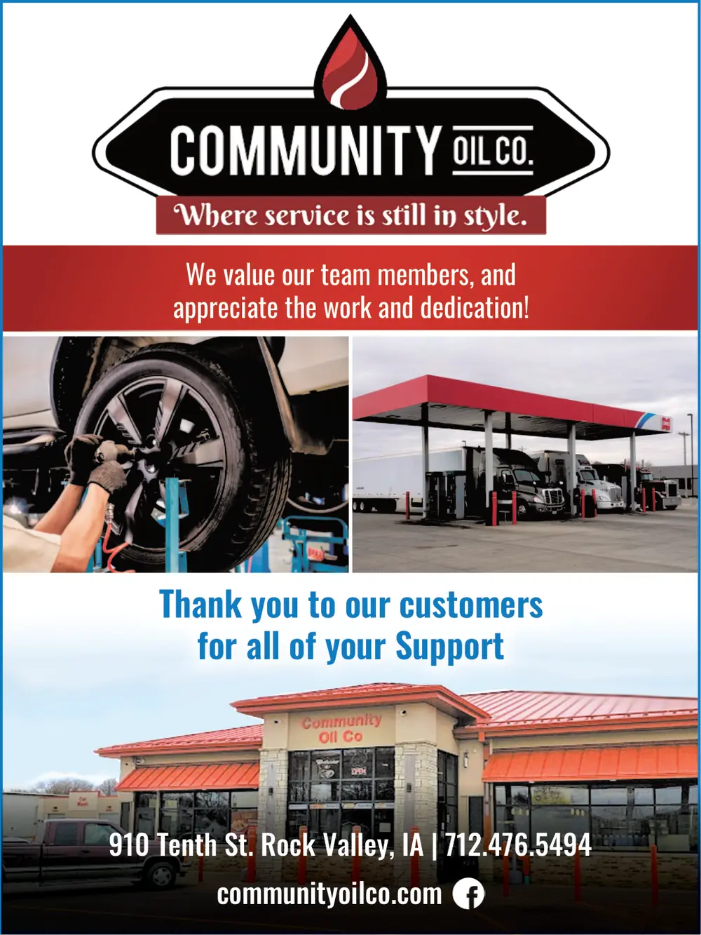 Community Oil Co. – Trusted Fuel & Service in Rock Valley, IA