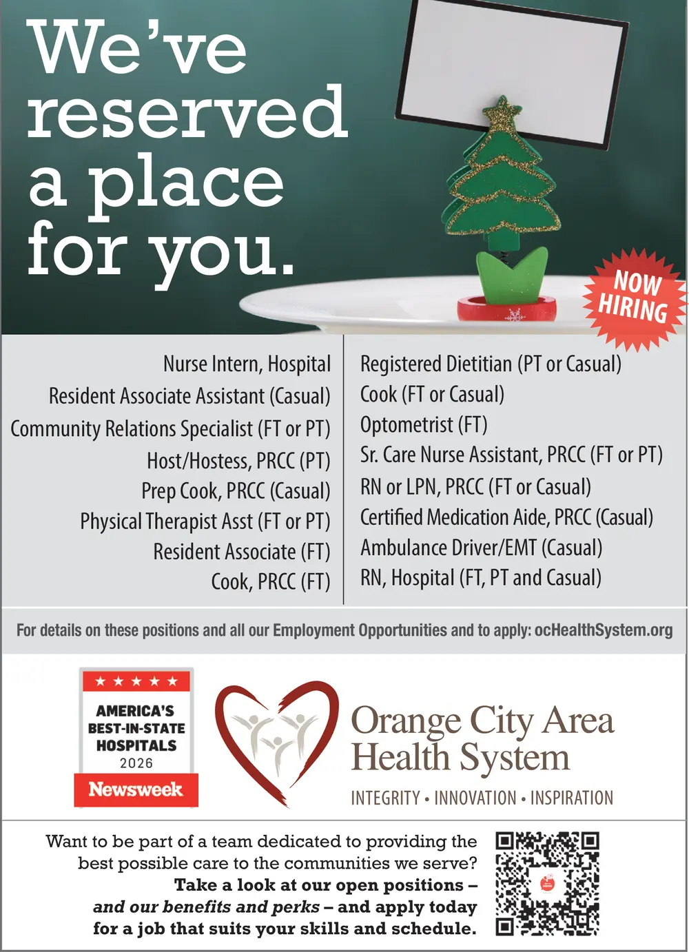 Orange City Area Health System – Orange City, IA