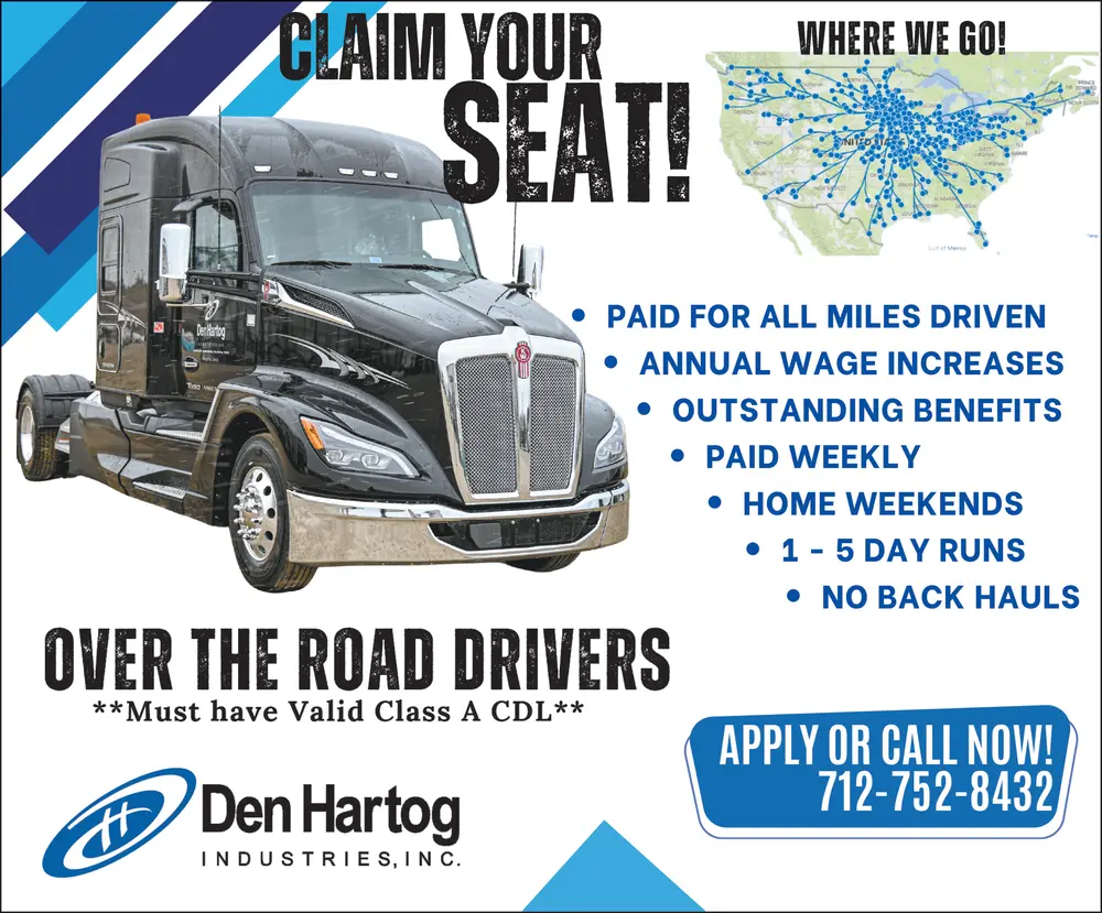 Driver Jobs in Hospers, Iowa
