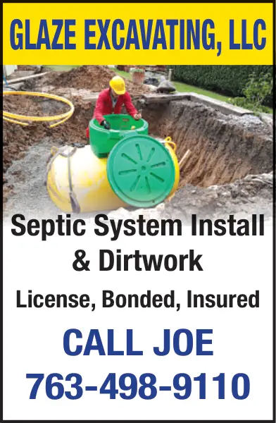 Glaze Excavating Services in Central Minnesota