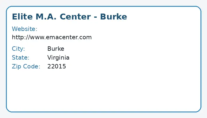 Martial Arts Excellence in Burke, Virginia