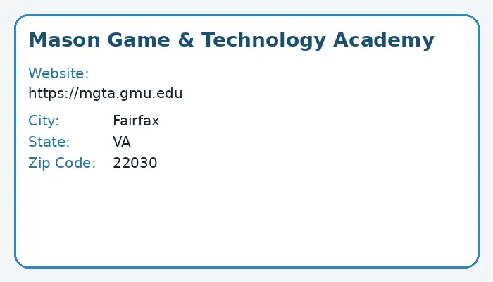 Game & Technology Academy in Fairfax, VA