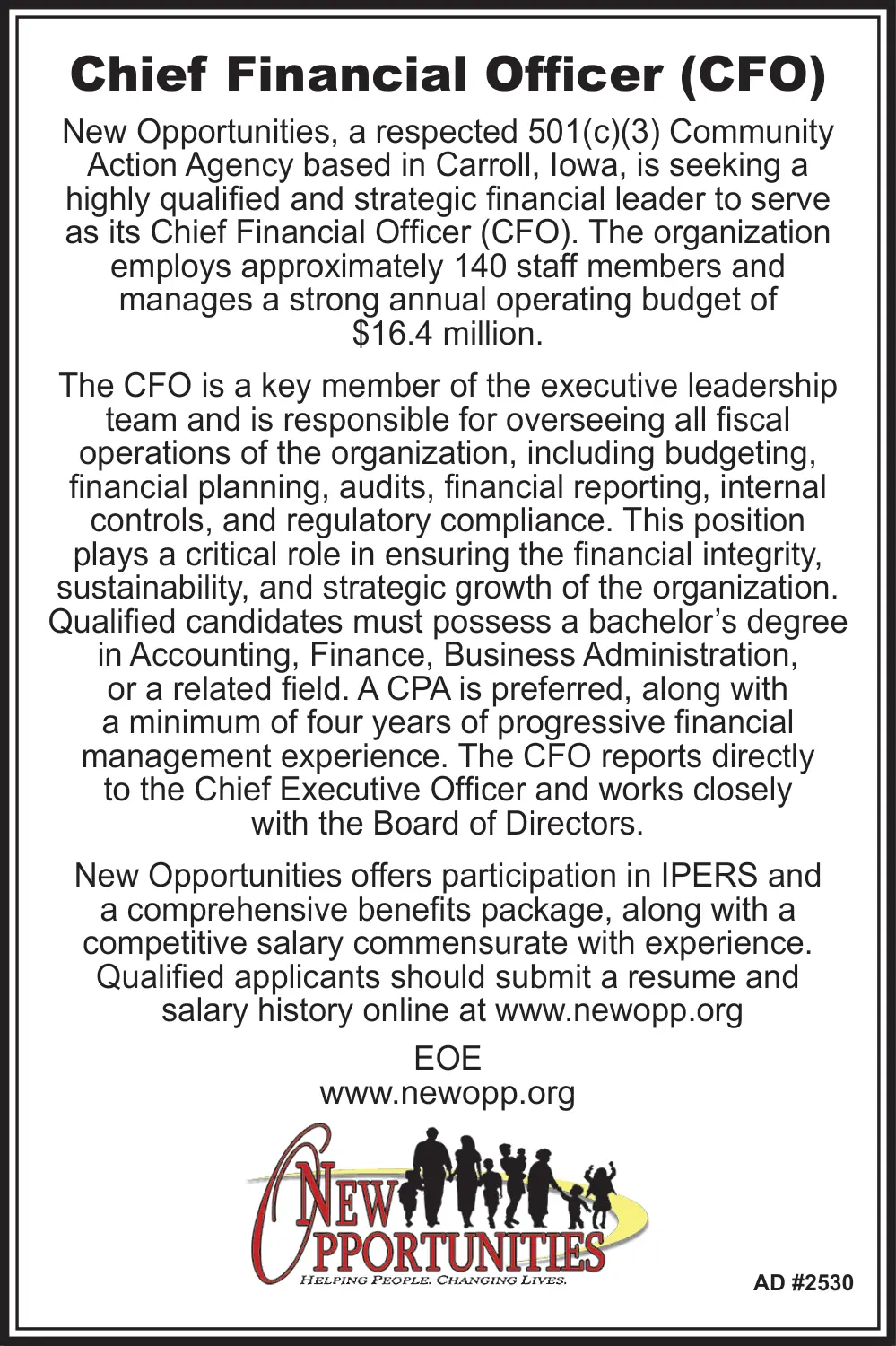 New Opportunities Retail Store in Carroll, Iowa