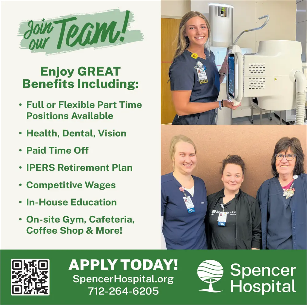Join Our Team at Spencer Hospital!