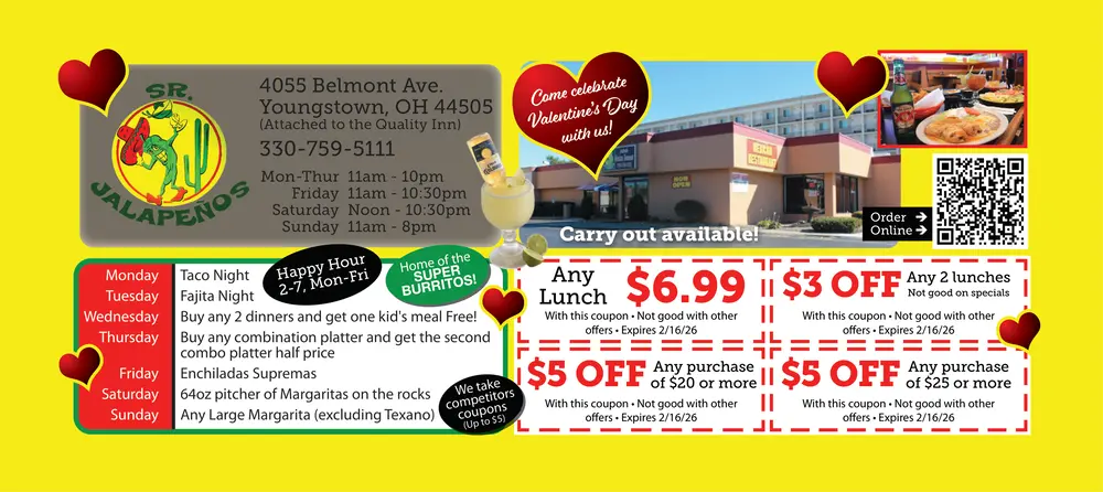 Authentic Mexican Dining in Youngstown, OH – Sr. Jalapeños