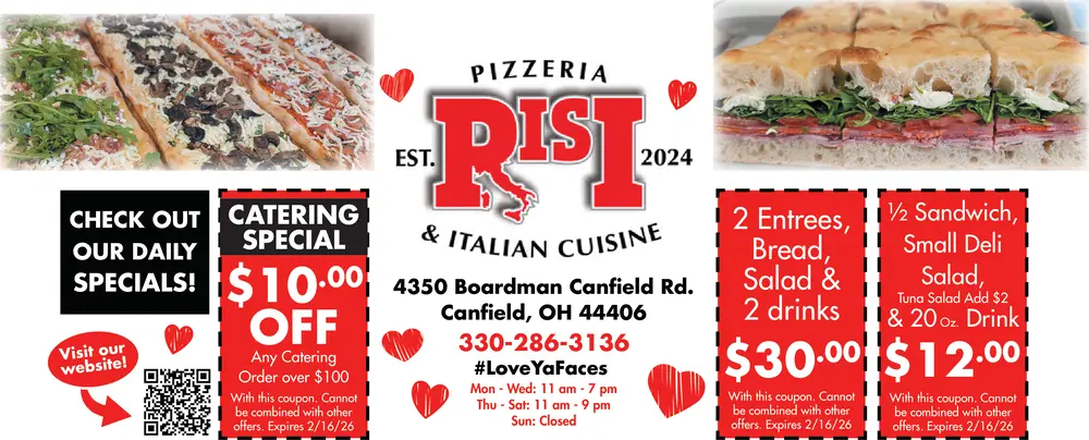 Authentic Italian Pizza and Cuisine in Canfield, OH