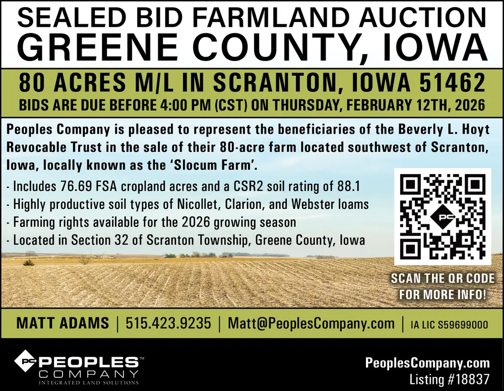 Farmland Auction - Crawford County, IA