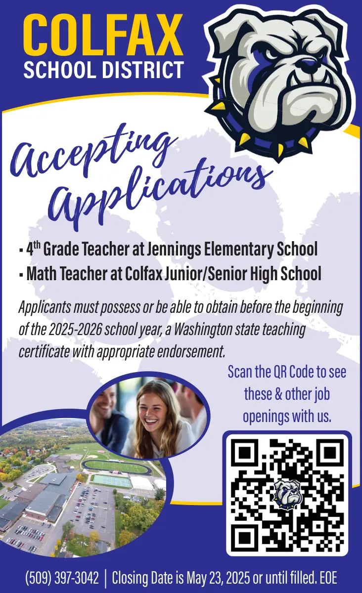 Colfax School District - Teaching Opportunities in Washington