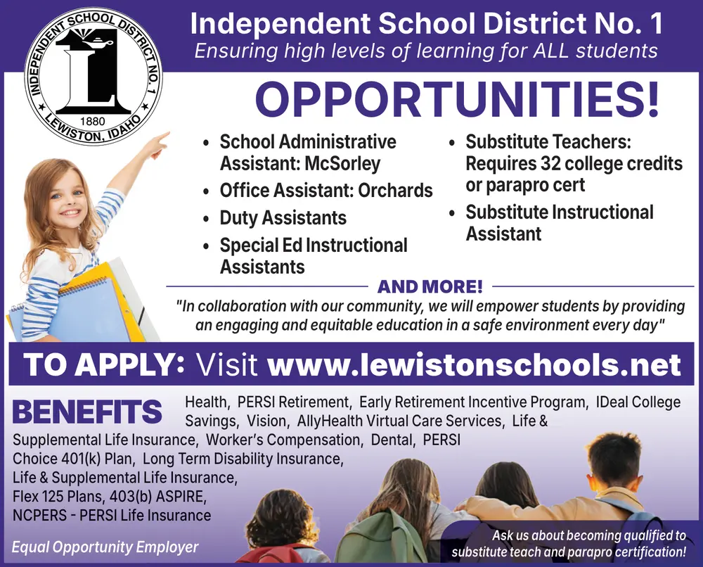 Education Support & Instructional Jobs in Lewiston, Idaho