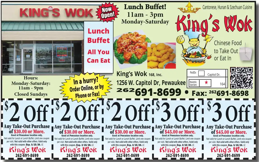 Discover Exceptional Chinese Buffet & Takeout in Pewaukee, Wisconsin