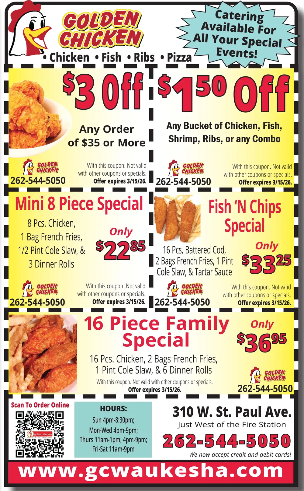 Best Chicken, Fish & Ribs in Waukesha, Wisconsin