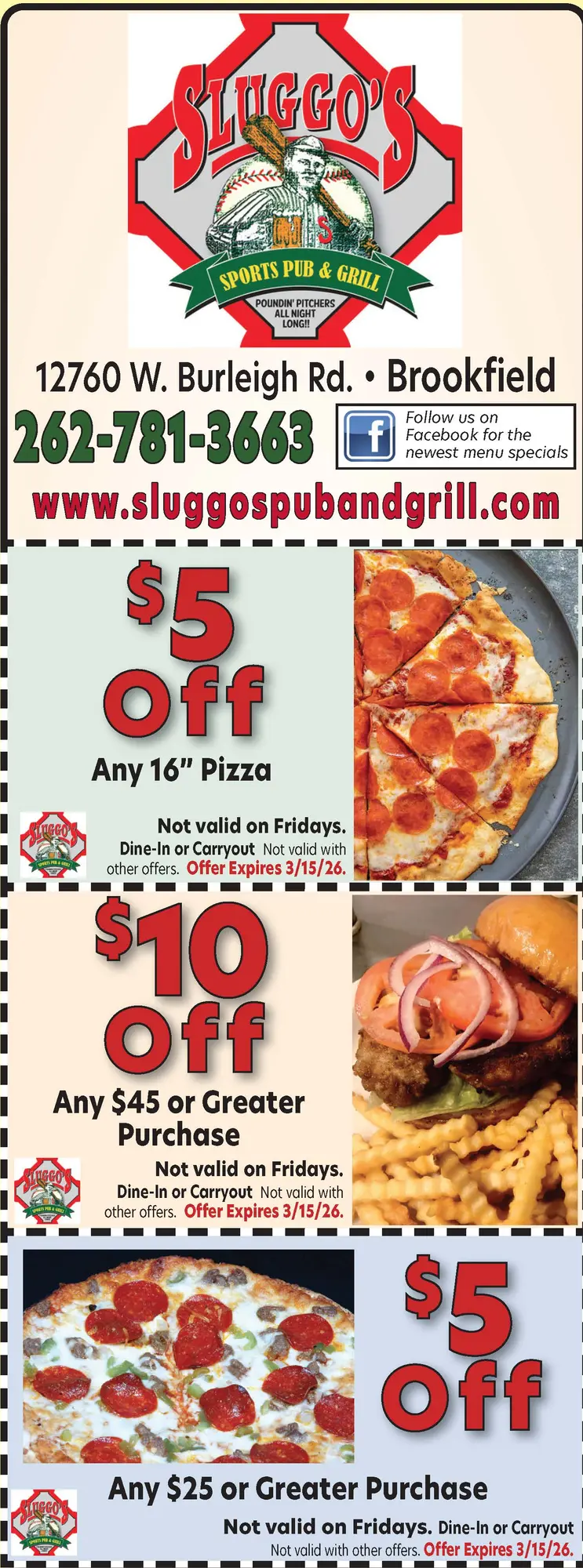 Sluggo's Sports Pub & Grill in Brookfield, Wisconsin