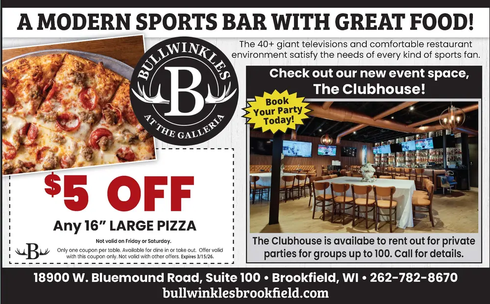 Bullwinkle's Sports Bar & Restaurant – Brookfield, WI