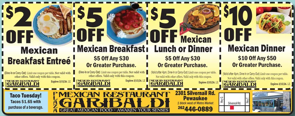 Experience Authentic Mexican Cuisine in Pewaukee, Wisconsin