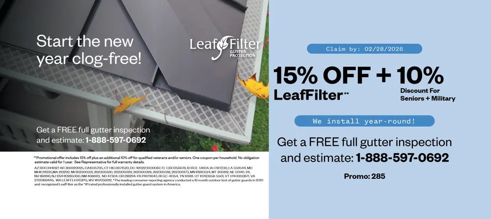 Coupons for LeafFilter Gutter Protection