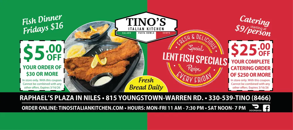 Coupons for Tino's Italian Kitchen