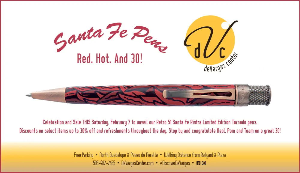 Welcome to Santa Fe Pens in Santa Fe, New Mexico