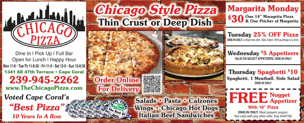 Coupons for Chicago Pizza