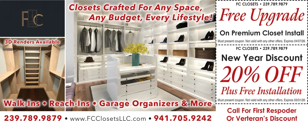 Coupons for FC Closets