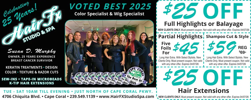 Coupons for Hair FX Studio & Spa