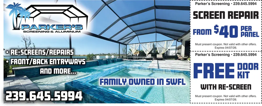 Coupons for Parker's Screening & Aluminum